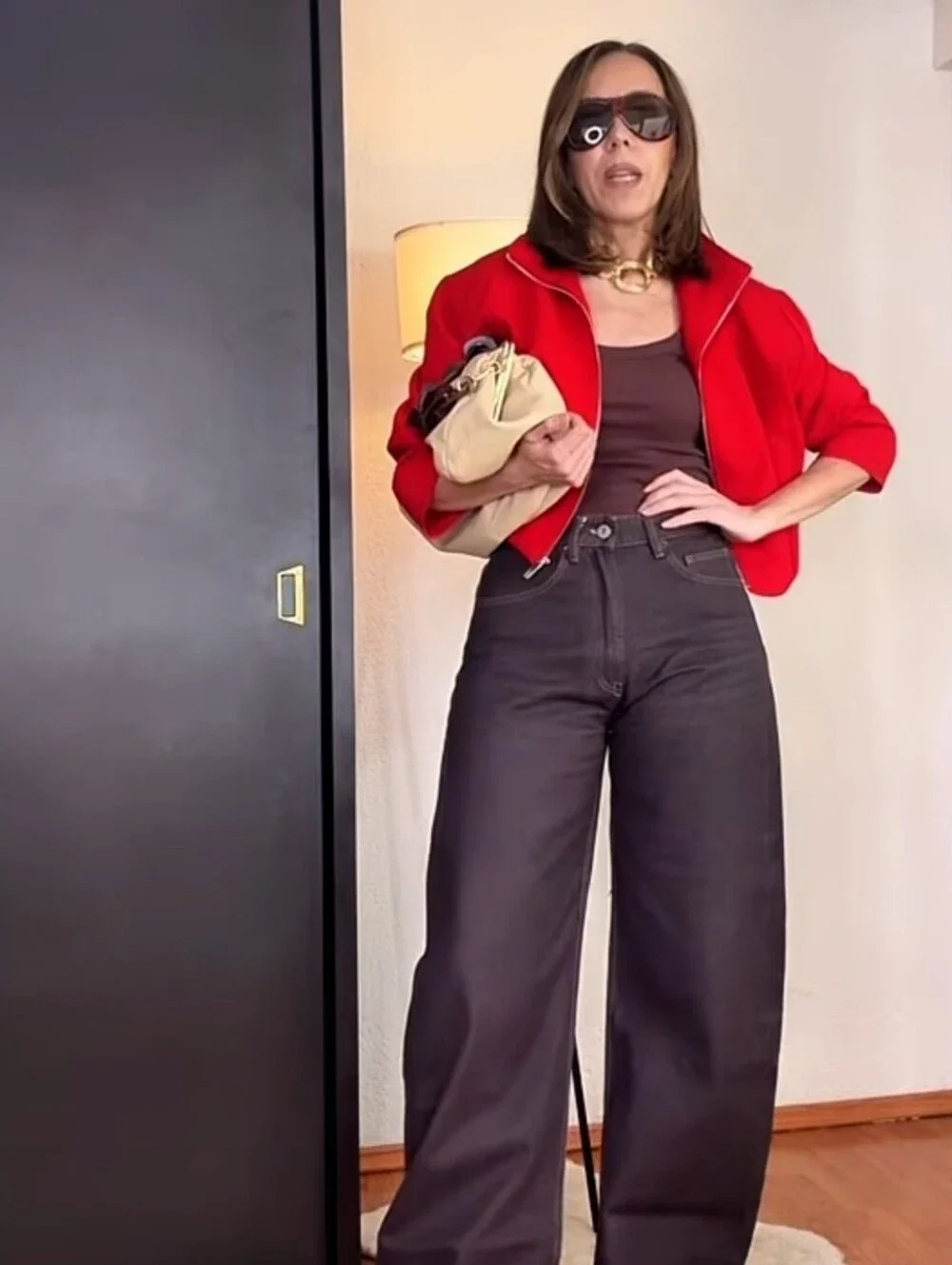 ZARA STAND-UP COLLAR BOMBER JACKET